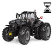 Image de Maquette DEUTZ-FAHR 8280 TTV WARRIOR GLOSS BLACK avec roues arrière jumelées - Édition limitée