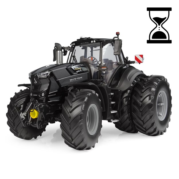 Image de Maquette DEUTZ-FAHR 8280 TTV WARRIOR GLOSS BLACK avec roues arrière jumelées - Édition limitée