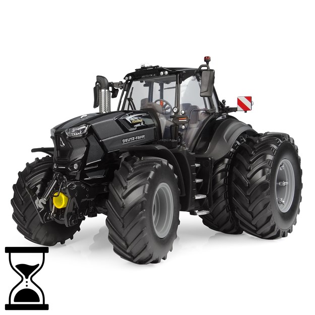 Image de Maquette DEUTZ-FAHR 8280 TTV WARRIOR GLOSS BLACK avec roues arrière jumelées - Édition limitée