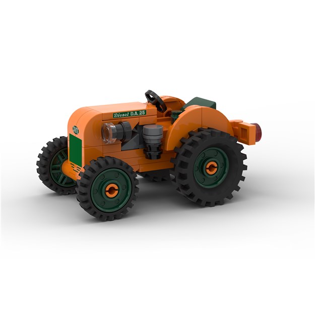 Image de Jeu de briques Brixies tracteur SAME