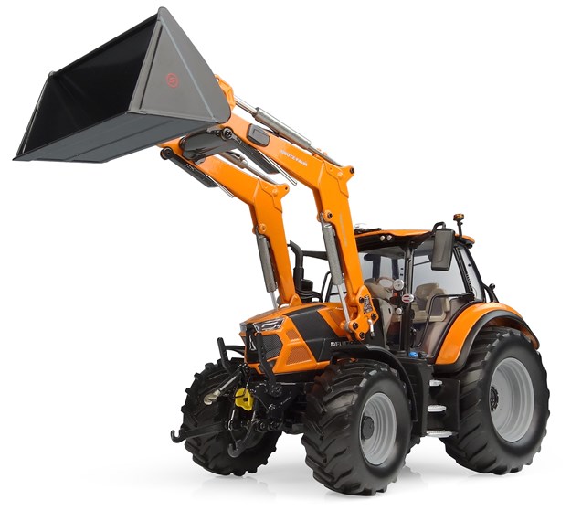 Image de Mod&egrave;le r&eacute;duit DEUTZ-FAHR 6150.4 TTV MUNICIPAL avec chargeur - Édition limitée