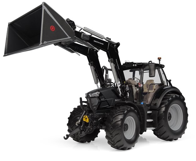 Image de Modèle réduit DEUTZ-FAHR 6150.4 TTV WARRIOR BLACK avec chargeur - Édition limitée