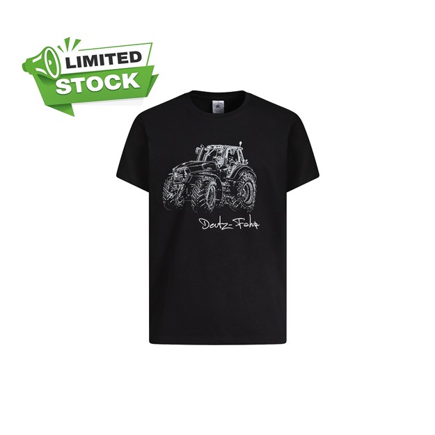 Image de T-shirt homme noir DEUTZ-FAHR