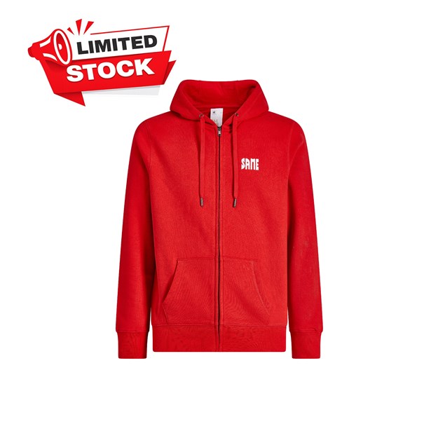 Image de Sweat à capuche rouge homme SAME